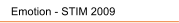Emotion - STIM 2009