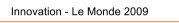 Innovation - Le Monde 2009