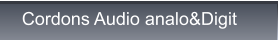 Cordons Audio analo&Digit Cordons Audio analo&Digit