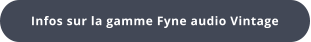 Infos sur la gamme Fyne audio Vintage